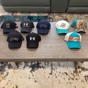 BRAND NEW MENS HATS - New Era 39THIRTY Miami Dolphins Flex Fit Hat S/M